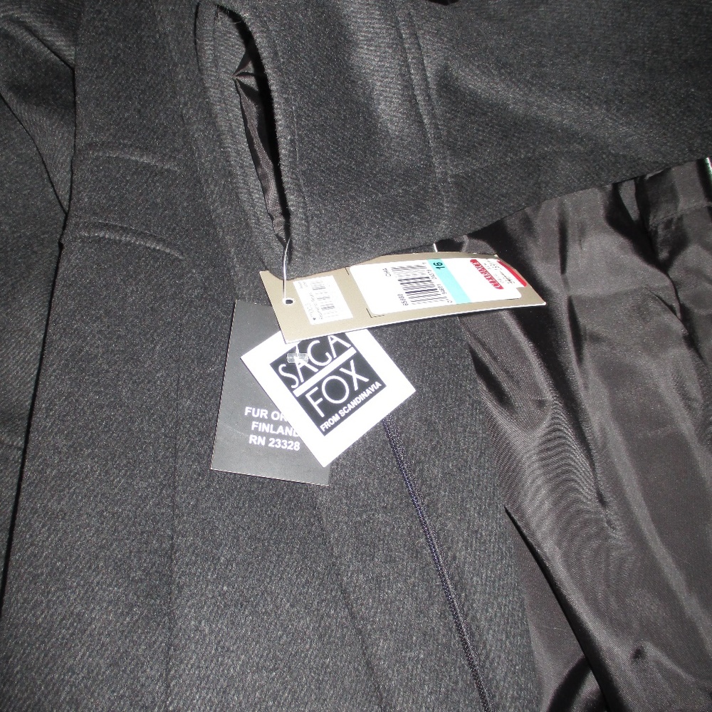 NWT Forecaster Platinum Wool Blend Coat Size 16 - Picture 6 of 8